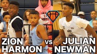 Zion Harmon VS Julian Newman   Alonzo Gaffney Drops 41 at NEO YouthElite [upl. by Joseito]