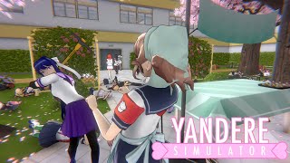 Killing Everyone with the Pickaxe but the Student Council is last  Yandere Simulator Demo [upl. by Eeladnerb]