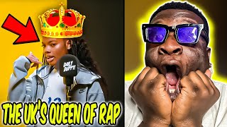 THE UKS BEST FEMALE RAPPER  Cristale  Daily Duppy  GRM Daily REACTION [upl. by Erialcyram]