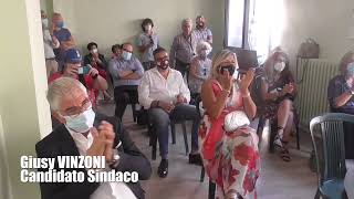 Elezioni comunali di Broni presentazione del candidato sindaco Giusy Vinzoni [upl. by Einalam]