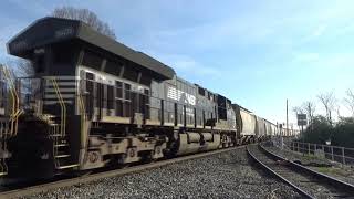 Railfanning In Greensboro amp Thomasville NC With SD70ACe Leaders and An Ex CEFX AC44CW 3142024 [upl. by Trilly]