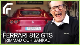 Ferrari 812 GTS gallskriker i bänken [upl. by Sardella]