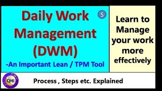 Daily Work Management DWM – An important Lean Tool S [upl. by Ellertnom]