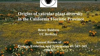 Vascular plant diversity in the California Floristic Province [upl. by Ungley]