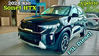 2024 Kia Sonet HTX 15 Diesel Update Features amp Price ❤️ Kia Sonet 2024 [upl. by Janette]