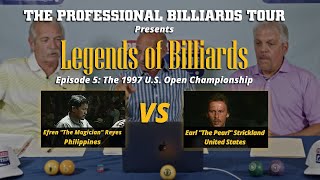 Legends of Billiards React  Efren Reyes vs Earl Strickland [upl. by Hebrew]