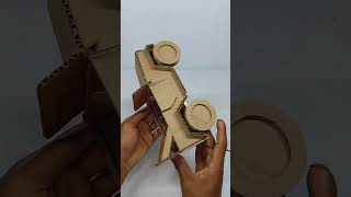 Cardboard Toy Jeep Car jeepcar jeep toy shorts [upl. by Inaluahek]