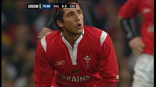 Gavin Henson wins it for Wales against England in 2005  Guinness Six Nations [upl. by Salsbury]