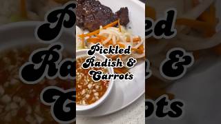 Pickled radish and carrots 🤤 foryou pickle recipe shorts food shortsvideo viralvideo [upl. by Etteve]