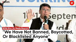 India Alliance Boycott Pawan Khera Clarifies INDIA Alliances TV News Anchor Boycott [upl. by Hakim]