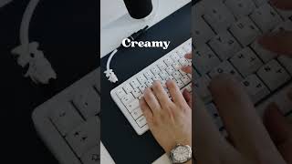 CREAMY or CLACKY Keyboard mechanicalkeyboards customkeyboards keyboard [upl. by Mendes]