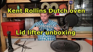 The new Kent Rollins Dutch oven Lid lifter unboxing amp testing [upl. by Miguela89]