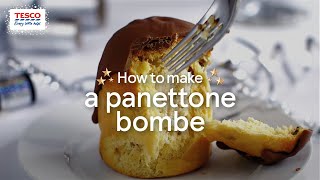 How to Make a Panettone Bombe  Tesco Food [upl. by Rosana]