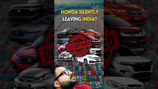 Honda Silently leaving India honda car automobile india [upl. by Aonian]