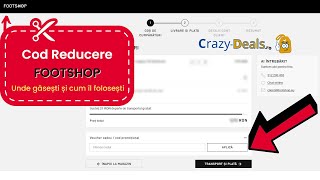 Cod reducere Footshop  Unde găsești și cum îl aplici  CrazyDealsro [upl. by Lynde869]