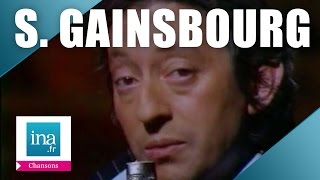 Serge Gainsbourg quotJe suis venu te dire que je men vaisquot live officiel  Archive INA [upl. by Kcirddot704]