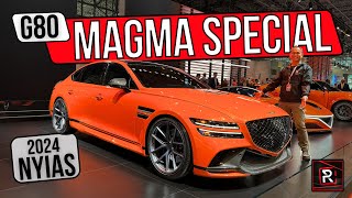 The Genesis G80 Magma Special Is A High Performance Executive Luxury Sports Sedan [upl. by Naliorf]