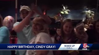 Wake Up Call from Cindy Grays 70th bday party [upl. by Cavil349]