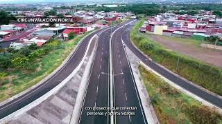 Costa Rica  Obras de infraestructura vial financiadas por el BCIE [upl. by Hayikaz929]