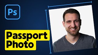 How to Make a Passport Size Photo in Photoshop [upl. by Arley]