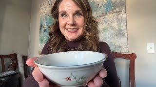 Pfaltzgraff Winterberry Set of 4 Soup Cereal Bowls 12 Ounce Pretty compliment to the other pieces [upl. by Findlay]