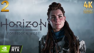 Horizon Forbidden West Part 2 Realistic Ultra Graphics Gameplay 4k 60fps No Commentary [upl. by Elleinod]