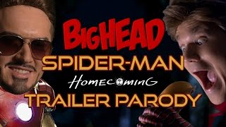 BigHead SpiderMan Homecoming Trailer Parody  Lowcarbcomedy [upl. by Naamann]