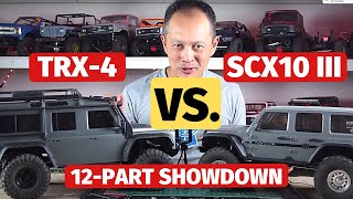 RTR Axial SCX10 III vs Traxxas TRX4  Best portal axle trail crawler ready to run shootout review [upl. by Ajssatsan]