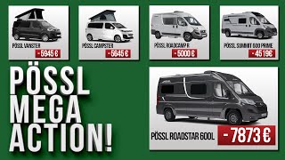 Pössl Black Friday Aktion Mega Preisvorteil bei Summit Roadcamp Roadstar Campster Vanster [upl. by Tollmann]