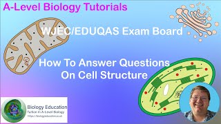 How to answer ALevel biology questions on cell structure for WJEC and EDUQAS exam boards [upl. by Essyla]