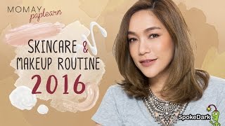 โมเมพาเพลิน  Skincare amp Makeup Routine 2016 [upl. by Skelly]