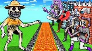 ZOOKEEPER vs TV MAN TITAN and TV WOMAN amp UPGRADED SPEAKER MAN vs ZOONOMALY in MINECRAFT animation [upl. by Oluap]