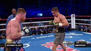 Classic Fight Canelo vs Golovkin 1 [upl. by Isa]