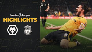 Wolves hit three against Liverpool  Wolves 30 Liverpool highlights [upl. by Analle]