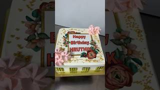 Photocake with chocolate garnish cake design decoration ideasyoutube shorts viral like design [upl. by Iaht]