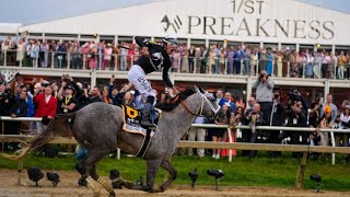 SEIZE THE GREY wins the 149th Preakness Stakes [upl. by Arehahs]