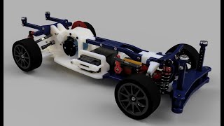 Yet Another RC Car Chassis Assembly [upl. by Nyllek491]