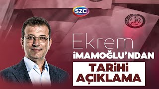 Ekrem İmamoğlundan Tarihi Seçim Zaferinin Ardından Coşkulu Açıklama [upl. by Kandace544]