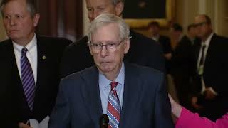 Mitch McConnell Freeze with Curb Your Enthusiasm Theme [upl. by Adnarrim]