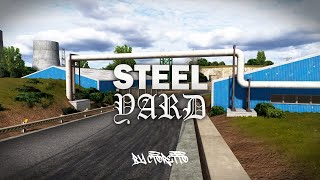 Steel Yard Tandem Track Release Trailer  Assetto Corsa [upl. by Acirrej]