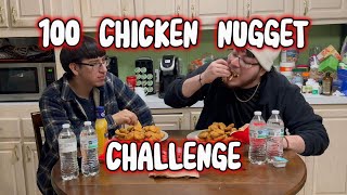 100 CHICKEN NUGGET CHALLENGE CAN WE DO IT [upl. by Okir51]