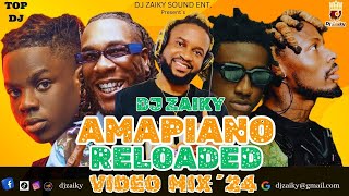 HOT AMAPIANO MIX shallipopi burnaboy djzaiky 2024 BEST OF BEST NEW AFROBEAT VIDEO MIX 2024 [upl. by Elledoj]