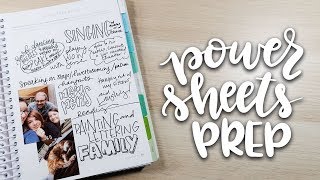 Powersheets Prep  2019 Goal Setting [upl. by Naibaf302]