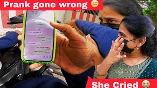 New Girlfriend Prank On Renu 💔  She Cried 😭 [upl. by Sylvester442]