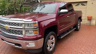 14 CHEV SILVERADO 1500 LTZ 4X4 CREW NAV BLUETOOTH XM HTDCOOL LEATHER FL OWNER TOWING PKG SUPER NICE [upl. by Oiril]