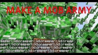 How to summon multiple mobs at once in 1 command in Minecraft [upl. by Donica]