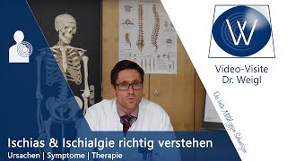 Ischias Ischiasnerv amp Ischiasschmerzen  Ursachen amp Therapie akuter Kreuzschmerzen Ischialgie [upl. by Anon489]