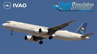 رحلة السعودية افتراضية MSFS2020 Flight No SVA572 From OERK TO OMAA quotIVAO Online quot [upl. by Notsnhoj]