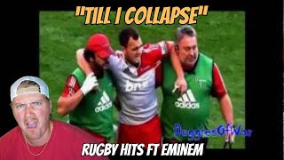 American Reacts to Rugby HitsTill I collapse [upl. by Nance]