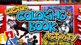 Happy Coloring Book Day  Custom Coloring Page Activity [upl. by Nami168]